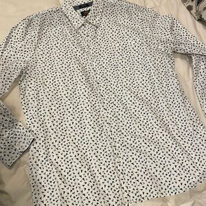 Lee regular fit long sleeve button-down, casual shirt, extra large